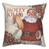Holly Jolly Santa 18x18 Throw Pillow 2 Holly Jolly Santa 18x18 Throw Pillow -Michaels X-Mas Decor D518215S 1