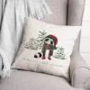 Baby Cold Outside Raccoon 18x18 Throw Pillow -Michaels X-Mas Decor D518224S 1