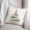 Most Wonderful Tree 18x18 Throw Pillow -Michaels X-Mas Decor D518230S 1
