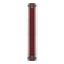 90" Look Like Christmas Plaid Table Runner -Michaels X-Mas Decor D518241S 3