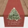 72" Oh Christmas Tree On Red Table Runner -Michaels X-Mas Decor D518246S 2