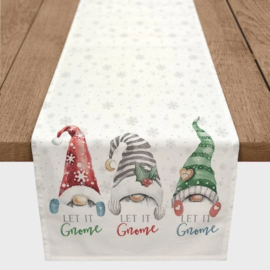 Let It Gnome 16x90 Poly Twill Table Runner 5 Let It Gnome 16x90 Poly Twill Table Runner - Image 3