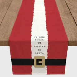 This House Believes Poly Twill Table Runner -Michaels X-Mas Decor D518256S 2