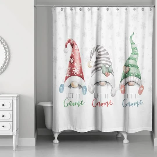 Let It Gnome Shower Curtain 4 Let It Gnome Shower Curtain - Image 2