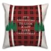 Beginning To Look Like Xmas 18x18 Throw Pillow 2 Beginning To Look Like Xmas 18x18 Throw Pillow -Michaels X-Mas Decor D518278S 1