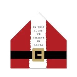 This House Believes 17x17 House Shaped Canvas 5 This House Believes 17x17 House Shaped Canvas -Michaels X-Mas Decor D518290S 1 1