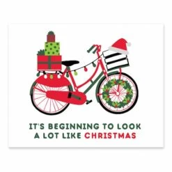 Christmas Bike Tabletop Canvas 5 Christmas Bike Tabletop Canvas -Michaels X-Mas Decor D518294S 1 1
