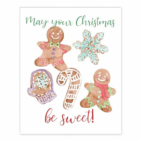 Sweet Christmas Cookies Tabletop Canvas 4 Sweet Christmas Cookies Tabletop Canvas - Image 2