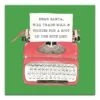Christmas Typewriter Canvas Wall Art -Michaels X-Mas Decor D518300S 1