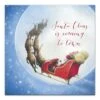 Santa Sleigh Painting Moon 16x16 Canvas Wall Art -Michaels X-Mas Decor D518301S 1