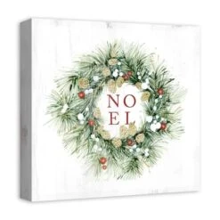 Christmas Wreath Noel Canvas Wall Art 10 Christmas Wreath Noel Canvas Wall Art -Michaels X-Mas Decor D518302S 2