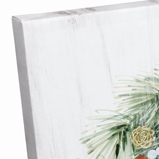 Christmas Wreath Noel Canvas Wall Art 6 Christmas Wreath Noel Canvas Wall Art - Image 4