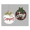 Comfort And Joy Ornaments 20x16 Canvas Wall Art -Michaels X-Mas Decor D518308S 1