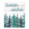 Sweater Weather Trees 8x10 Tabletop Canvas -Michaels X-Mas Decor D518321S 1