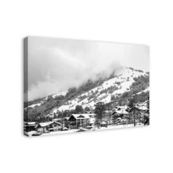 Grayscale Mountain Homes 36x24 Canvas Wall Art 10 Grayscale Mountain Homes 36x24 Canvas Wall Art -Michaels X-Mas Decor D518333S 2