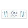 Let It Snow Skis 36x12 Canvas Wall Art -Michaels X-Mas Decor D518335S 1
