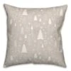 Winter Tree Soft Gray 18x18 Throw Pillow 1 Winter Tree Soft Gray 18x18 Throw Pillow -Michaels X-Mas Decor D518360S 1