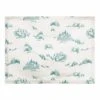 Snowy Town Teal 18x14 Poly Twill Placemat -Michaels X-Mas Decor D518378S 1