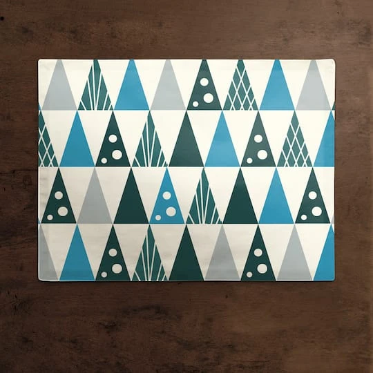 Cool Tree Pattern 18x14 Poly Twill Placemat 5 Cool Tree Pattern 18x14 Poly Twill Placemat - Image 3