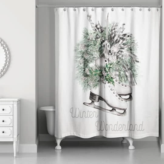 Winter Wonderland Shower Curtain 5 Winter Wonderland Shower Curtain - Image 3