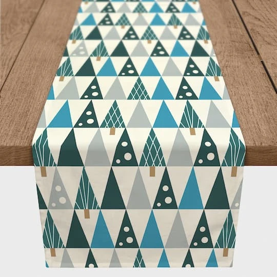 Mod Cool Tree 16x72 Poly Twill Table Runner 5 Mod Cool Tree 16x72 Poly Twill Table Runner - Image 3