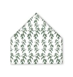 Vine Greenery Winter 12x12 House Shaped Canvas
