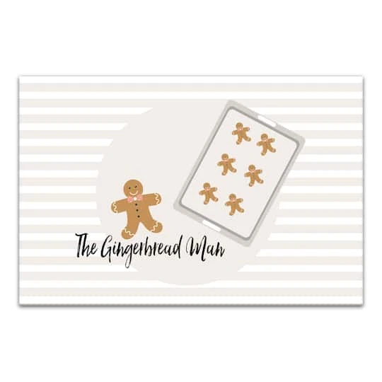 The Gingerbread Man 24x36 Canvas Wall Art 4 The Gingerbread Man 24x36 Canvas Wall Art - Image 2