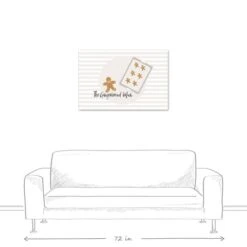 The Gingerbread Man 24x36 Canvas Wall Art 13 The Gingerbread Man 24x36 Canvas Wall Art -Michaels X-Mas Decor D518454S 5