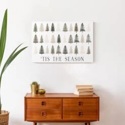 Tis The Season 30x20 Canvas Wall Art -Michaels X-Mas Decor D518458S 4