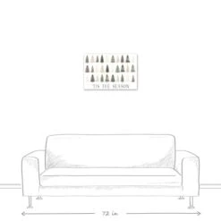 Tis The Season 30x20 Canvas Wall Art -Michaels X-Mas Decor D518458S 5