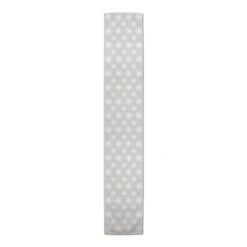 Neutral Snow Flakes 16x72 Poly Twill Table Runner -Michaels X-Mas Decor D518491S 3
