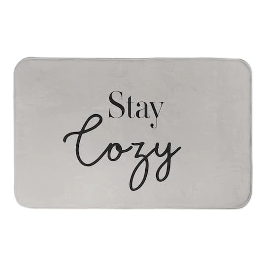 Designs Direct Stay Cozy Bath Mat, 34" X 21" 3 Designs Direct Stay Cozy Bath Mat, 34" X 21"