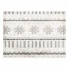 Knit Pattern Grey 18x14 Poly Twill Placemat 1 Knit Pattern Grey 18x14 Poly Twill Placemat -Michaels X-Mas Decor D518512S 1