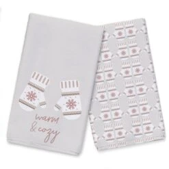 Warm And Cozy Mittens Tea Towels - Set Of 2