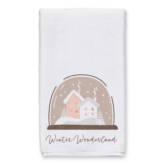 Winter Wonderland Snow Globe Tea Towels - Set Of 2 5 Winter Wonderland Snow Globe Tea Towels - Set Of 2 - Image 3