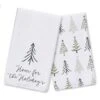 Home For The Holidays Trees Tea Towels - Set Of 2