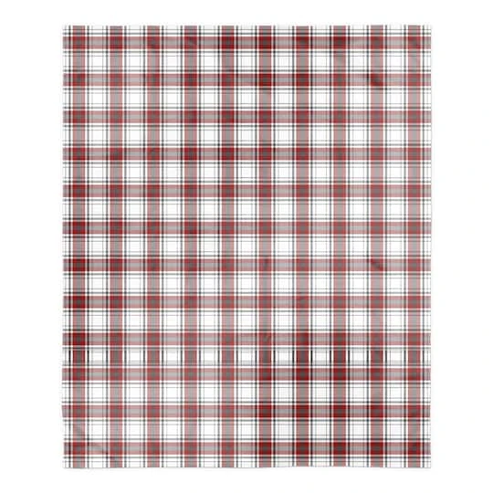 Red And Gray Plaid 50x60 Sherpa Fleece Blanket 3 Red And Gray Plaid 50x60 Sherpa Fleece Blanket