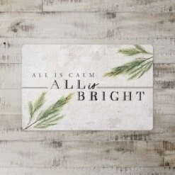 All Is Bright 27x18 Floor Mat 7 All Is Bright 27x18 Floor Mat -Michaels X-Mas Decor D518547S 2