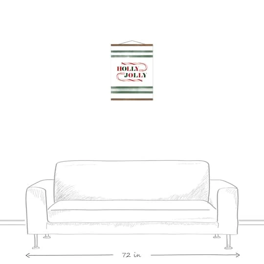 Holly Jolly Candy 16x20 Teak Hanging Canvas 6 Holly Jolly Candy 16x20 Teak Hanging Canvas - Image 4