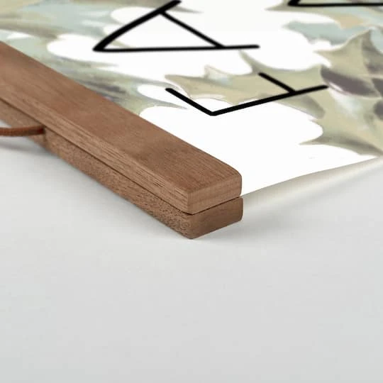 Fa La La La 12x18 Teak Hanging Canvas 5 Fa La La La 12x18 Teak Hanging Canvas - Image 3