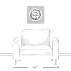 Christmas Wreath Canvas Wall Art -Michaels X-Mas Decor D518558S 5