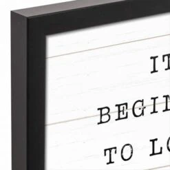 Look Like Christmas Canvas Wall Art In Black Frame -Michaels X-Mas Decor D518560S 3