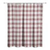 Red & Gray Plaid Shower Curtain 2 Red & Gray Plaid Shower Curtain -Michaels X-Mas Decor D518565S 1