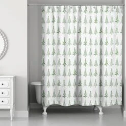 Doodle Tree Shower Curtain -Michaels X-Mas Decor D518566S 2