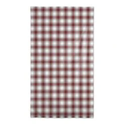 Red Gray Plaid 58x102 Tablecloth -Michaels X-Mas Decor D518585S 1 1