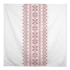 Knit Snowflakes 58x58 Tablecloth -Michaels X-Mas Decor D518587S 1 1