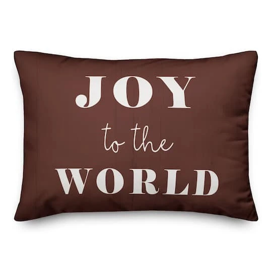 Joy To The World 14x20 Throw Pillow 4 Joy To The World 14x20 Throw Pillow - Image 2