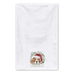 Santa Dog Tea Towels - Set Of 3 -Michaels X-Mas Decor D518595S 3