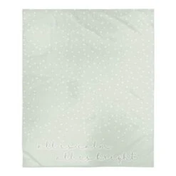 Snowy Calm Bright 50x60 Sherpa Fleece Blanket