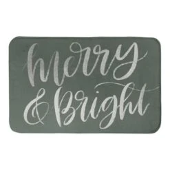 Designs Direct Merry & Bright Bath Mat, 34" X 21"